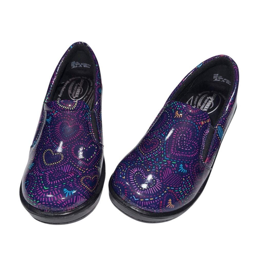 Easy Works By Easy Street Leeza Purple Slip-On Clog Women's Size 9.5 M - Picture 14 of 16